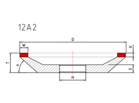 12A2 ダイヤモンドホイール
