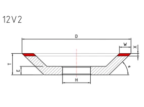12V2 ダイヤモンドホイール
