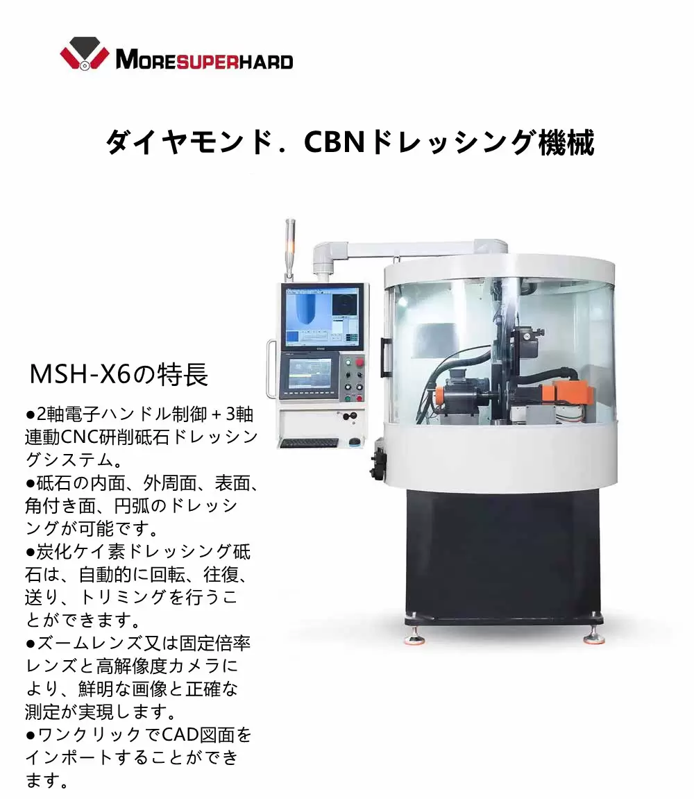 研削砥石ドレスマシン